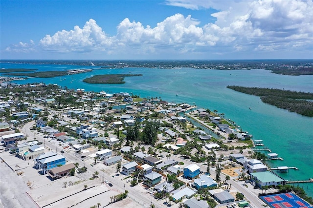 1103 Shore View Dr, Englewood, FL 34223 - aerial view of residential area with a large body of water