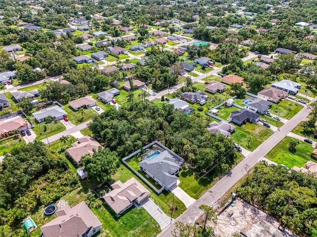 2546 Malibu Ln, North Port, FL 34286 - aerial view of property and surrounding area featuring nearby suburban area