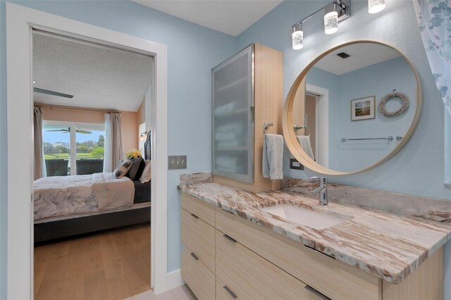4120 51st Dr W, Bradenton, FL 34210 - ensuite bathroom with vanity and wood finished floors