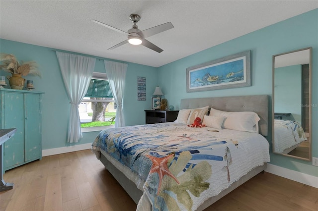 4120 51st Dr W, Bradenton, FL 34210 - bedroom featuring wood finished floors and ceiling fan