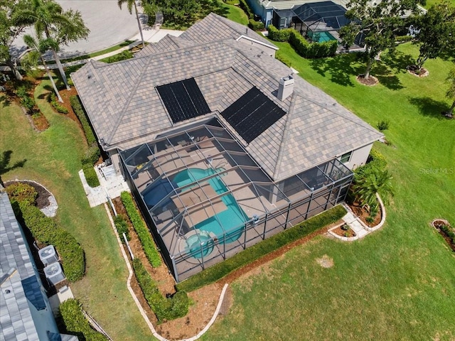 7513 Coventry Ct, Lakewood Ranch, FL 34202 - aerial view of property and surrounding area featuring a pool