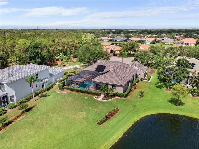7513 Coventry Ct, Lakewood Ranch, FL 34202 - aerial perspective of suburban area featuring a nearby body of water