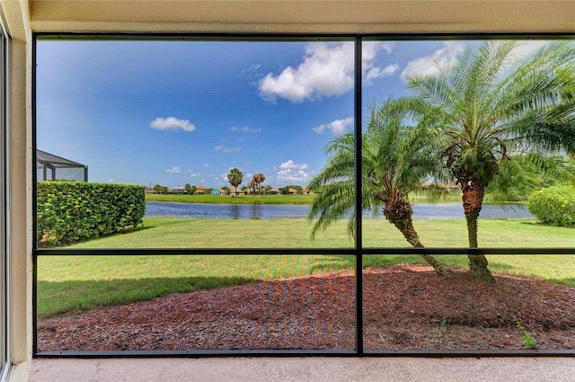 8772 Stone Harbour Loop, Bradenton, FL 34212 - sunroom with a water view