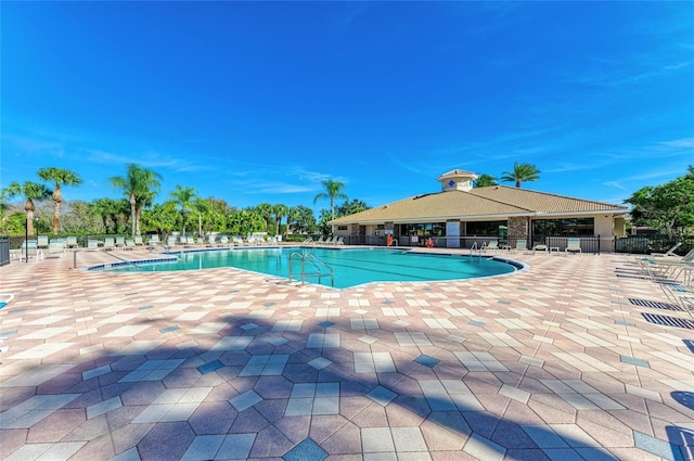 8772 Stone Harbour Loop, Bradenton, FL 34212 - community pool with a patio