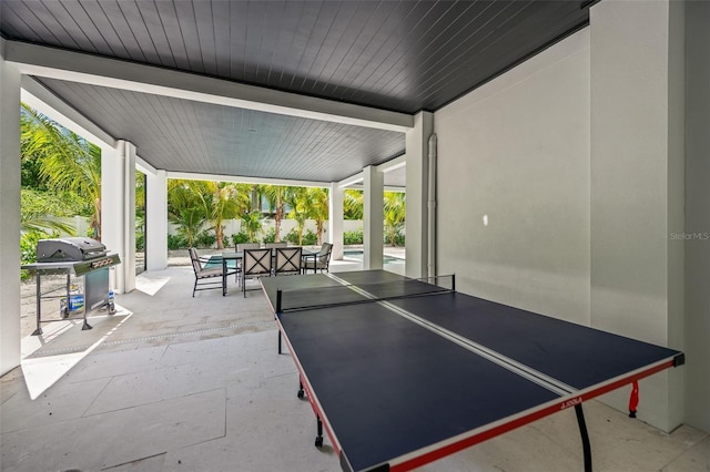 109 Palmetto Ave, Anna Maria, FL 34216 - view of patio / terrace with a grill and outdoor dining space