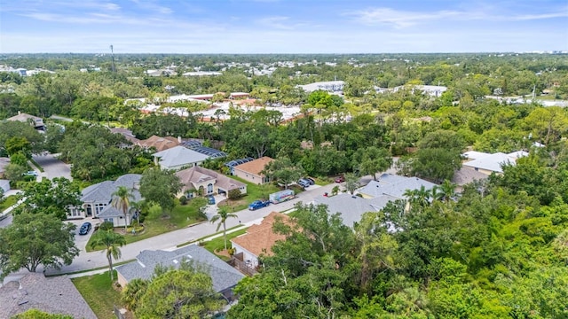 743 Stonecrest Dr, Sarasota, FL 34232 - aerial perspective of suburban area featuring a tree filled landscape