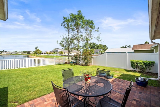 4194 Banbury Cir, Parrish, FL 34219 - view of patio with a water view