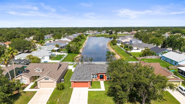 4194 Banbury Cir, Parrish, FL 34219 - aerial view of residential area with a large body of water