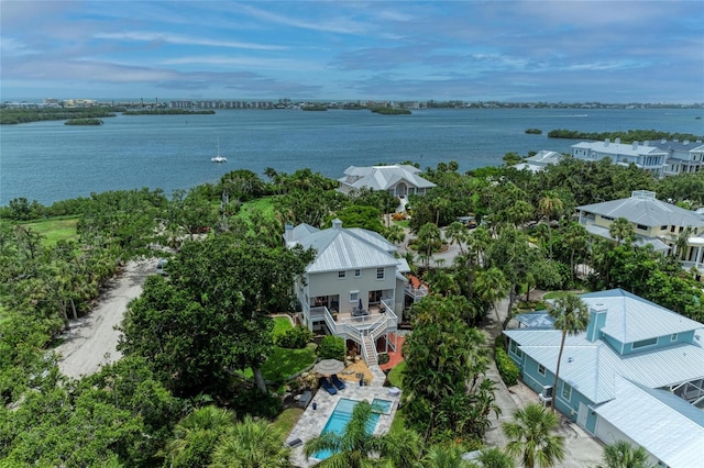 8963 Fishermens Bay Dr, Sarasota, FL 34231 - bird's eye view of a large body of water
