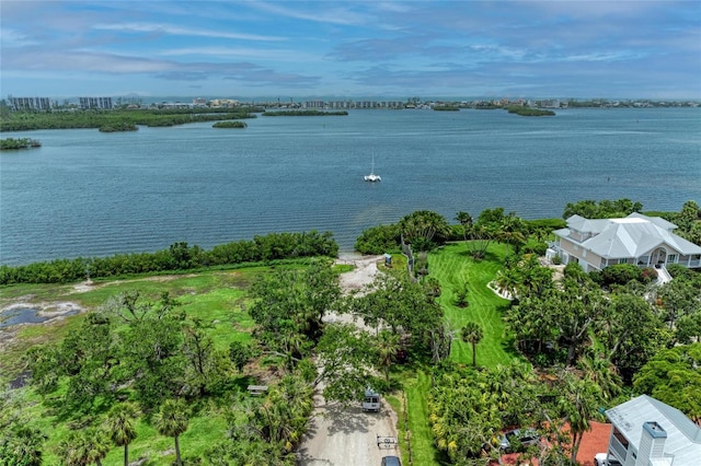 8963 Fishermens Bay Dr, Sarasota, FL 34231 - bird's eye view of a large body of water