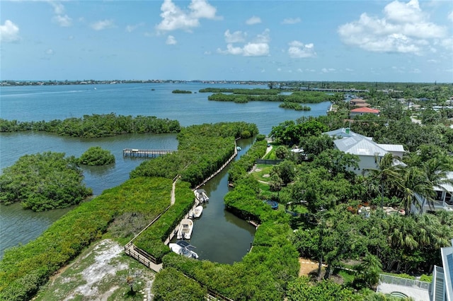 8963 Fishermens Bay Dr, Sarasota, FL 34231 - bird's eye view of a large body of water