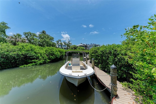 8963 Fishermens Bay Dr, Sarasota, FL 34231 - dock with a water view