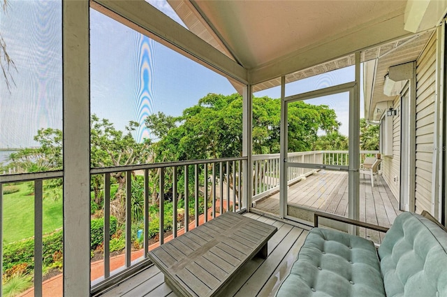 8963 Fishermens Bay Dr, Sarasota, FL 34231 - view of wooden deck