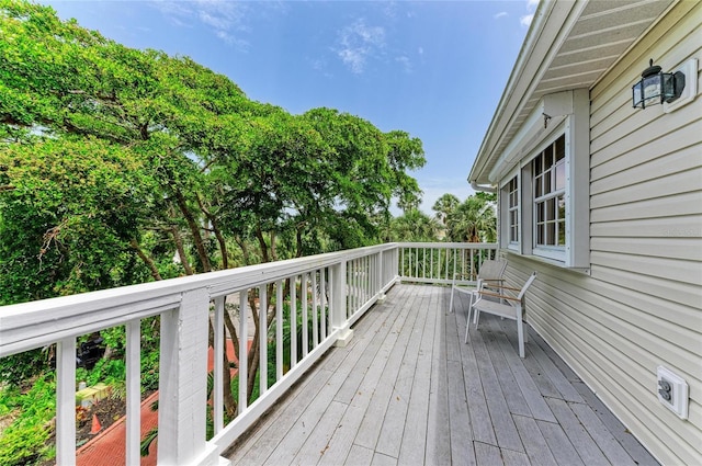 8963 Fishermens Bay Dr, Sarasota, FL 34231 - view of deck