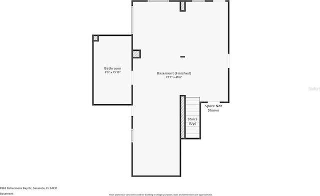 8963 Fishermens Bay Dr, Sarasota, FL 34231 - view of home floor plan
