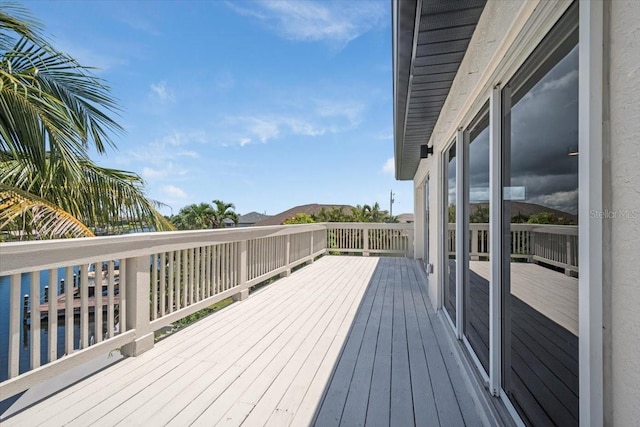 800 NW 36th Ave, Cape Coral, FL 33993 - deck featuring a mountain view