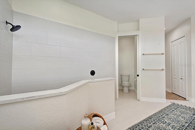800 NW 36th Ave, Cape Coral, FL 33993 - full bath with walk in shower, toilet, and baseboards