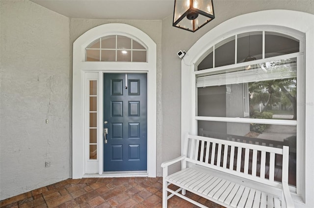6744 Hickory Hammock Cir, Bradenton, FL 34202 - property entrance with stucco siding