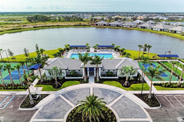 17898 Cherished Loop, Bradenton, FL 34211 - aerial view of a large body of water and a pool area
