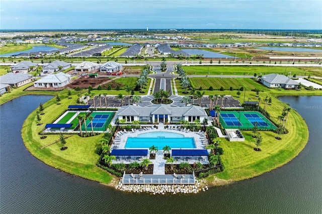 17898 Cherished Loop, Bradenton, FL 34211 - bird's eye view of a nearby body of water and a pool