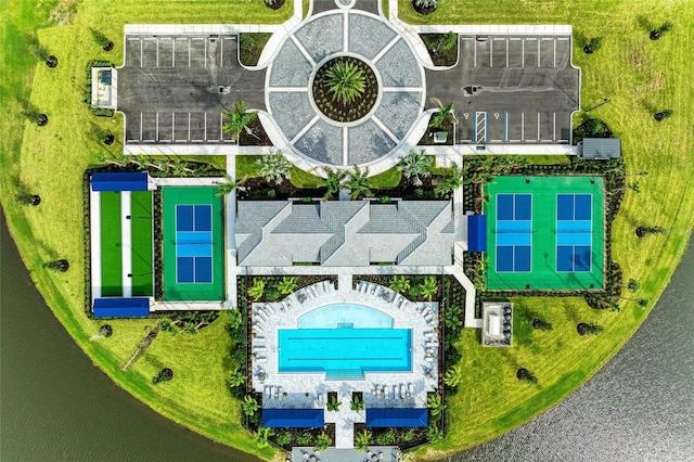 17898 Cherished Loop, Bradenton, FL 34211 - drone / aerial view of a pool