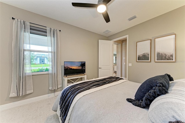 17898 Cherished Loop, Bradenton, FL 34211 - carpeted bedroom with a ceiling fan and baseboards