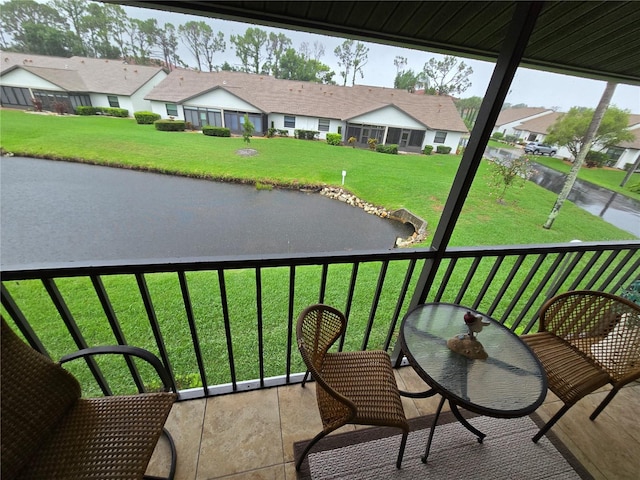 1211 Capri Isles Blvd Unit 116, Venice, FL 34292 - balcony featuring a residential view