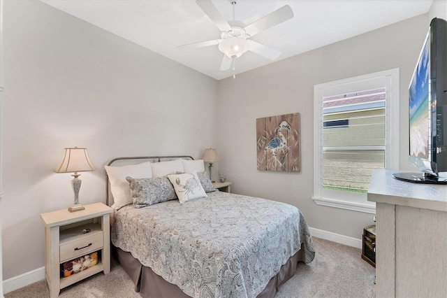 5142 51st Ln W, Bradenton, FL 34210 - bedroom featuring carpet floors and ceiling fan