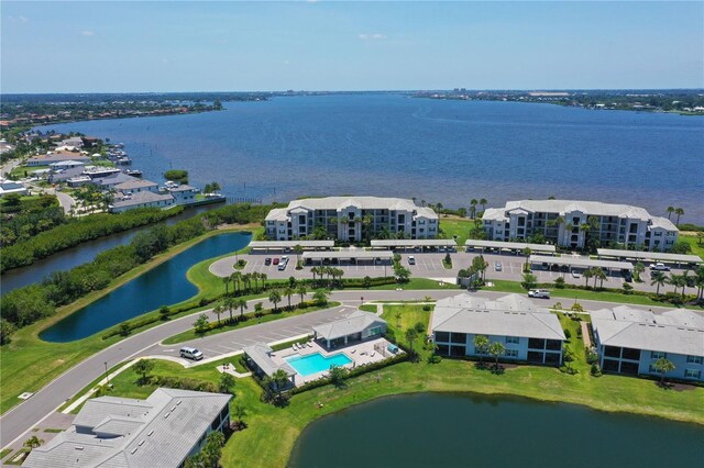 850 Tidewater Shores Loop Unit 108, Bradenton, FL 34208 - aerial view of a nearby body of water