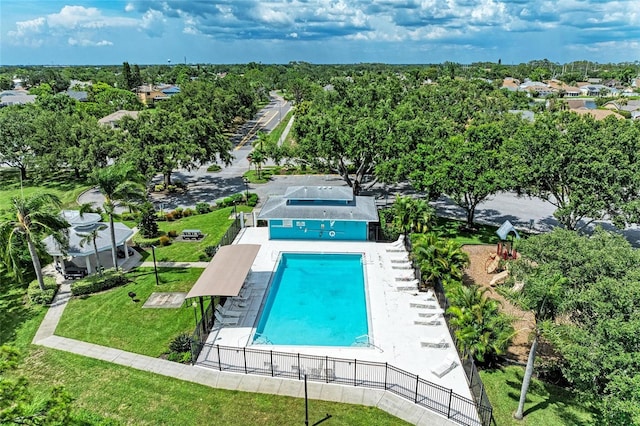 4811 14th Ave E, Bradenton, FL 34208 - drone / aerial view of a pool