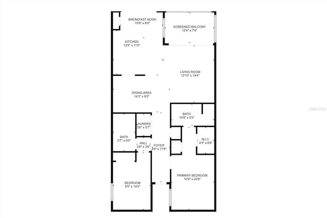 16804 Vardon Ter Unit 307, Bradenton, FL 34211 - floor plan / room layout