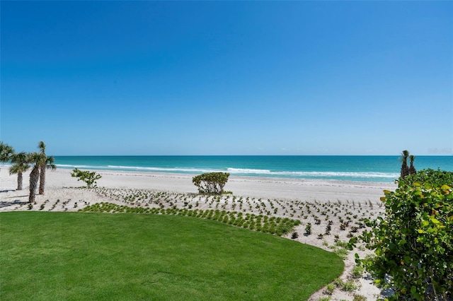 845 Longboat Club Rd, Longboat Key, FL 34228 - water view featuring nearby beach