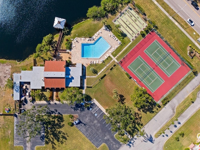 1227 56th St W Unit 1227, Bradenton, FL 34209 - bird's eye view of a pool area
