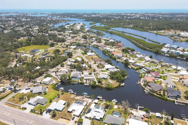 619 Albee Farm Rd N, Nokomis, FL 34275 - aerial overview of property's location with a nearby body of water and nearby suburban area