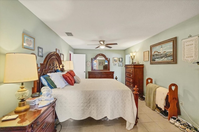 619 Albee Farm Rd N, Nokomis, FL 34275 - bedroom with light tile patterned flooring and ceiling fan