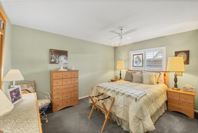 619 Albee Farm Rd N, Nokomis, FL 34275 - bedroom with carpet and ceiling fan