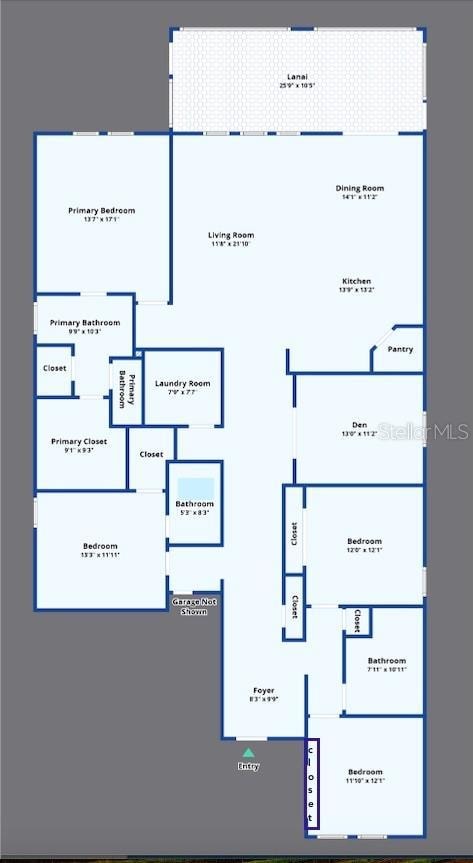 460 Daylily Blvd, Nokomis, FL 34275 - room layout