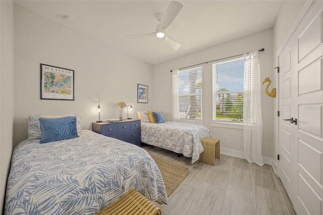 460 Daylily Blvd, Nokomis, FL 34275 - bedroom with baseboards and ceiling fan