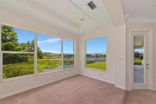 4307 70th Ave E, Ellenton, FL 34222 - unfurnished sunroom with a water view