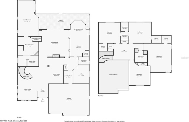 4307 70th Ave E, Ellenton, FL 34222 - home floor plan