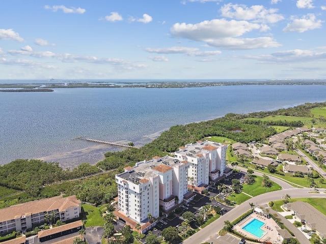 2825 Terra Ceia Bay Blvd Unit 1804, Palmetto, FL 34221 - drone / aerial view of a large body of water and a pool area