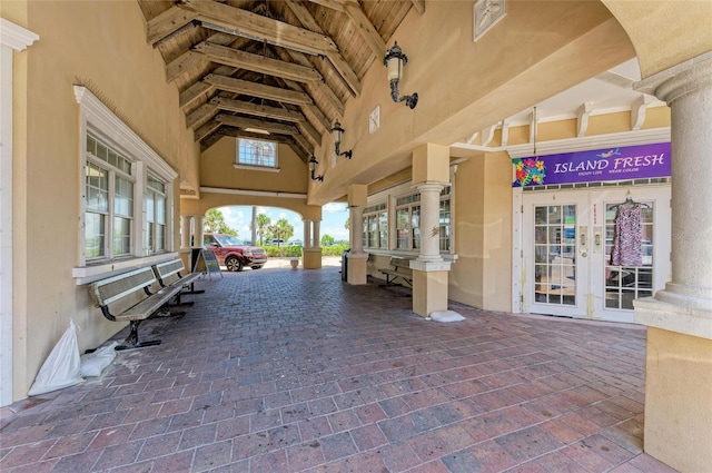 6804 19th Ave W, Bradenton, FL 34209 - view of patio / terrace featuring french doors