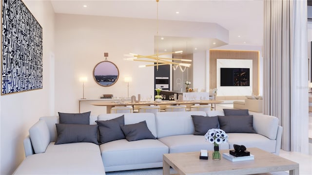 290 Cocoanut Ave Unit 8B, Sarasota, FL 34236 - living room with recessed lighting