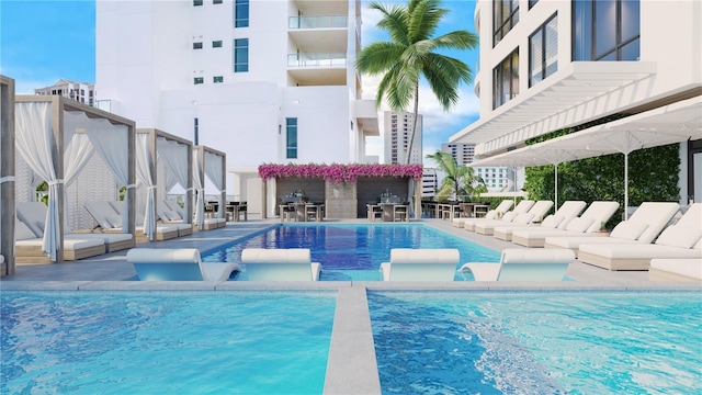 290 Cocoanut Ave Unit 8B, Sarasota, FL 34236 - community pool with a patio area