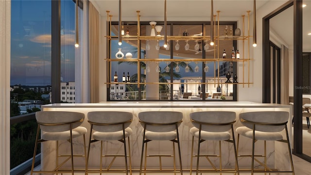 290 Cocoanut Ave Unit 8B, Sarasota, FL 34236 - view of indoor bar