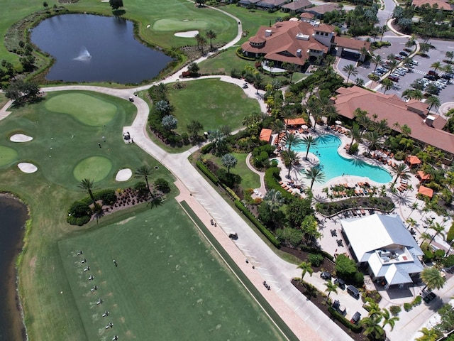 4949 Savona Run, Bradenton, FL 34211 - view of property location with a nearby body of water and a local golf course