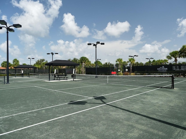 4949 Savona Run, Bradenton, FL 34211 - view of tennis court with community basketball court