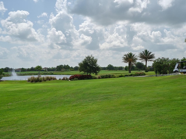 4949 Savona Run, Bradenton, FL 34211 - view of grassy yard with a water view