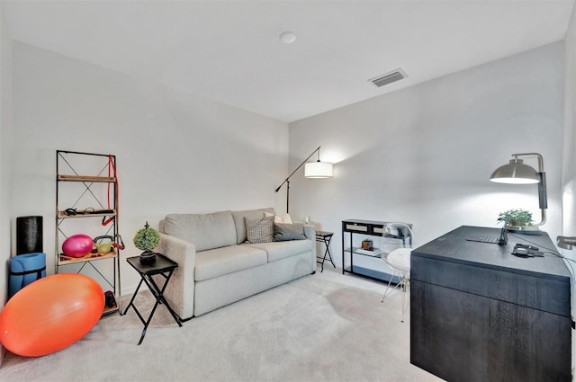 5695 Palmer Cir Unit 203, Bradenton, FL 34211 - carpeted living room with an office area