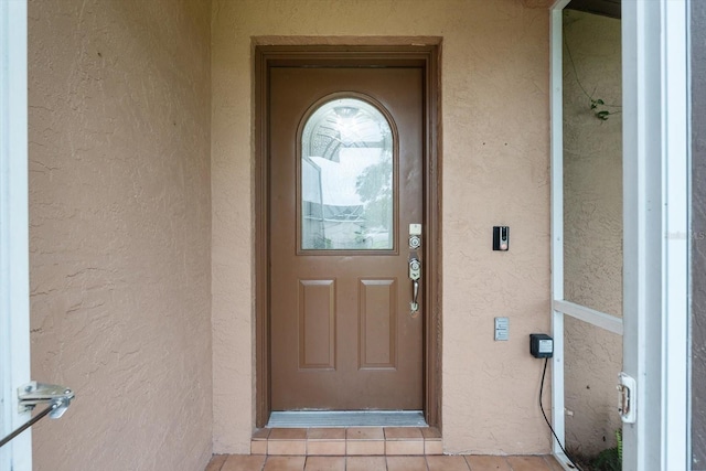 5433 81st Avenue Cir E, Palmetto, FL 34221 - property entrance with stucco siding